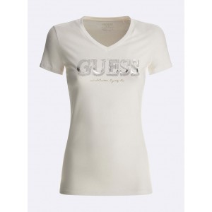 White Trine Logo T-Shirt