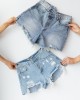 melody criss cross shorts