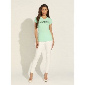Mint Green Trine Logo T-Shirt