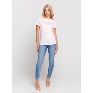 Eco Light Pink 1981 Crystal Logo T-Shirt