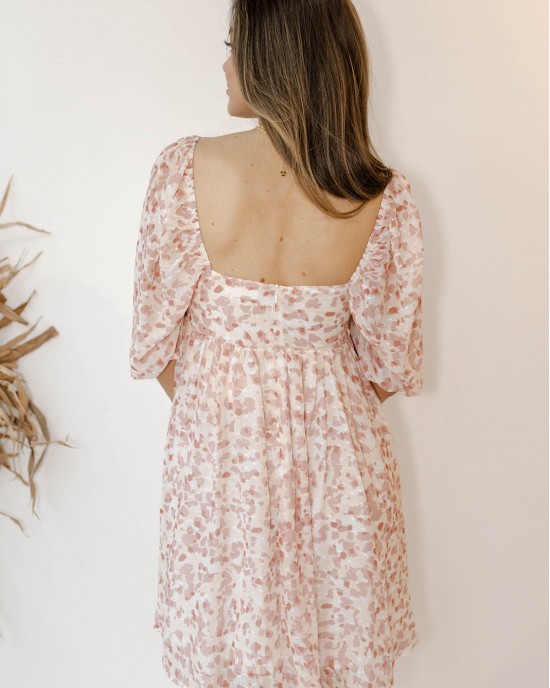 in the flow floral dress