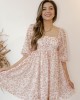 in the flow floral dress