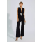 Elliot Black Beaded Diamond Jumpsuit