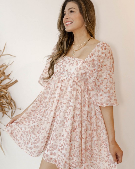 in the flow floral dress