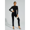 Carr Black Beaded Cut Out Jumpsuit