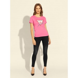 Eco Pink Icon Logo T-Shirt