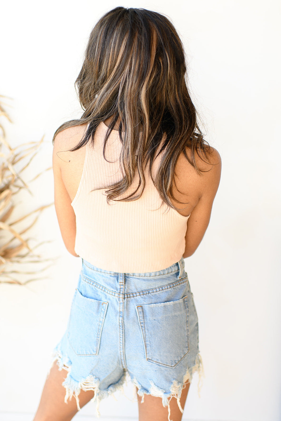 main squeeze distressed shorts