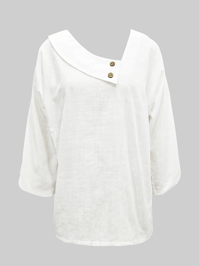 Women'S Casual Solid Color Tops Shirts