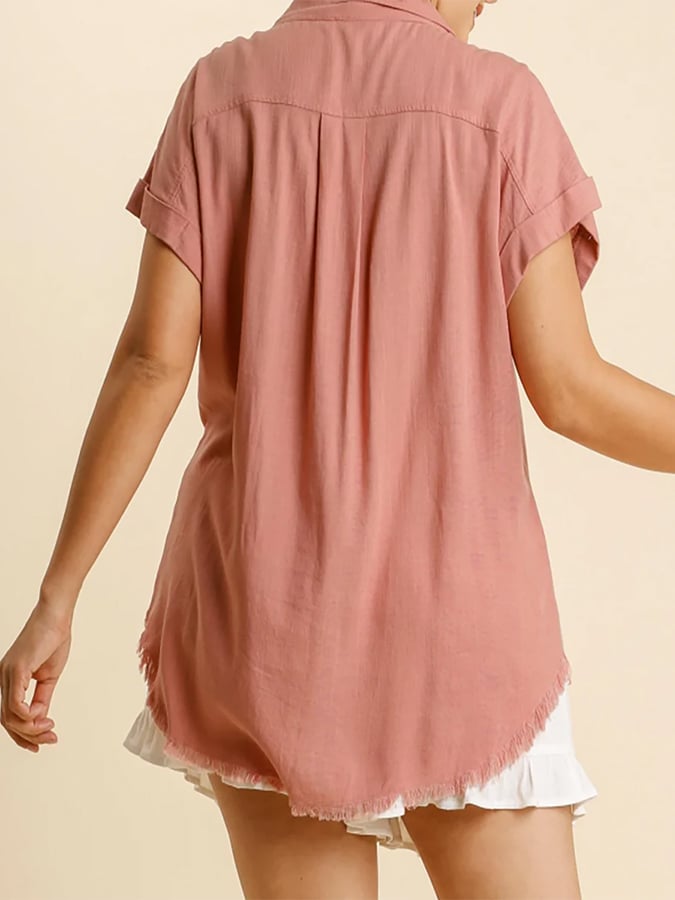 Women's Summer Cotton&Linen Short Sleeves